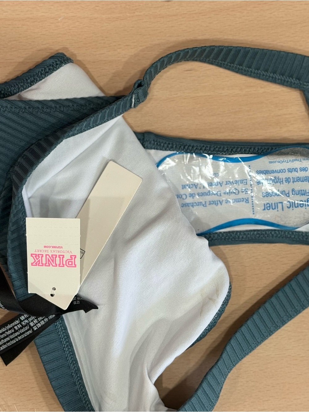 🩷 Victoria’s Secret PINK 🩷 Ribbed Push-Up High Leg Cut Bikini - NEW with tags! - Picture 12 of 13
